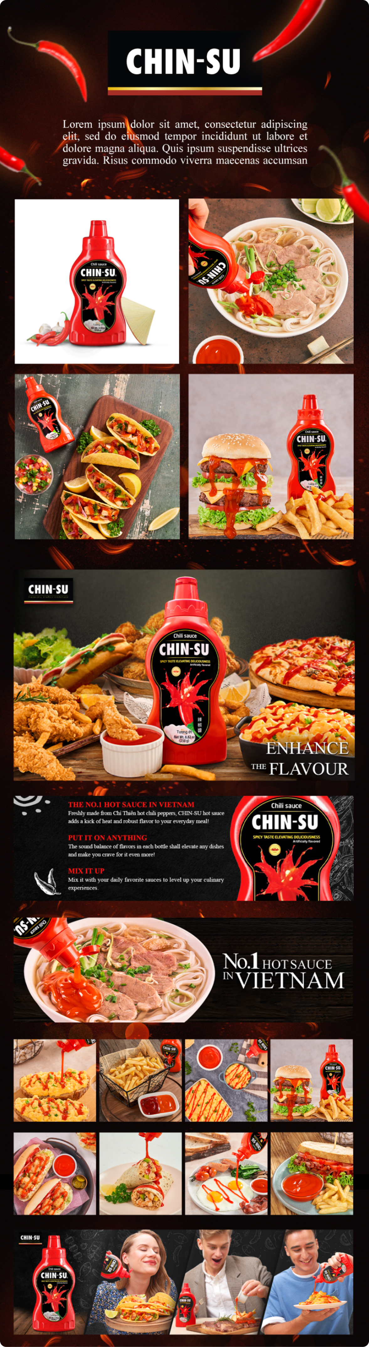 CHIN-SU AMAZON ORIGINAL HOT SAUCE 